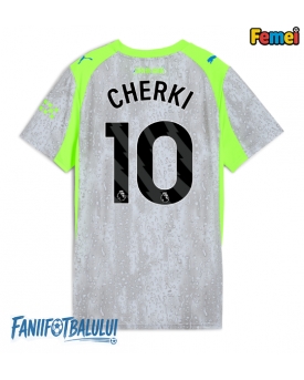 Manchester City Rayan Cherki #10 Tricou Fotbal Replică 2025-26 Femei Treilea